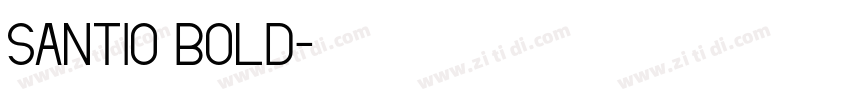 Santio Bold字体转换